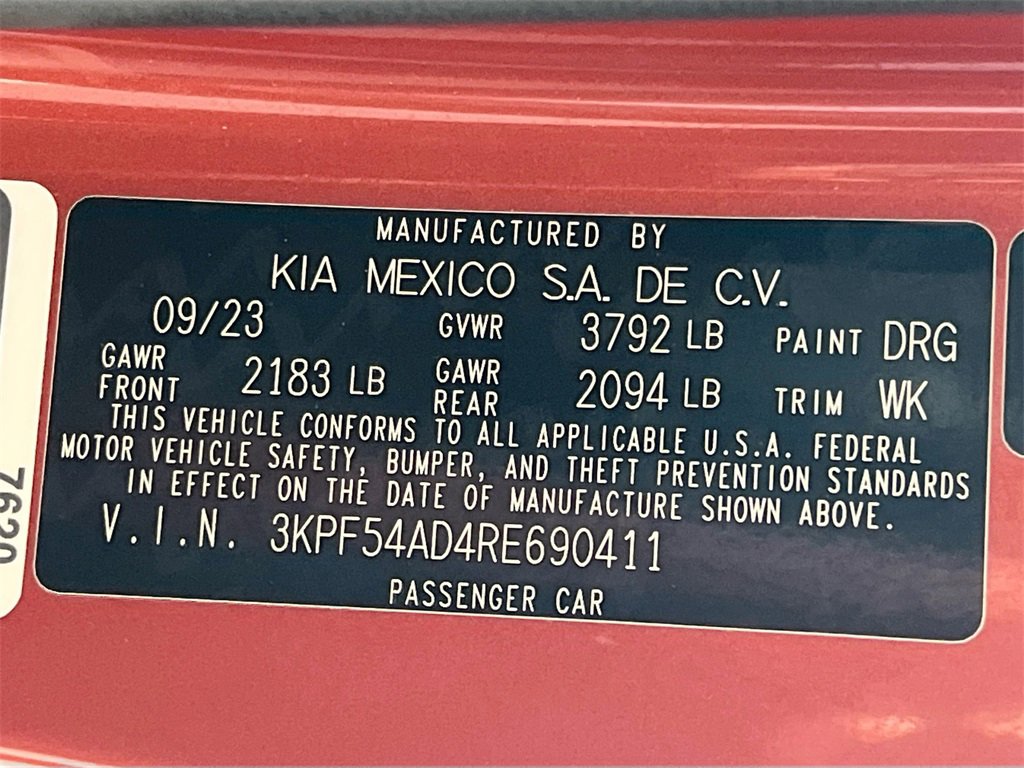 Certified 2024 Kia Forte GT-Line w/ GT-Line Premium Package image 34