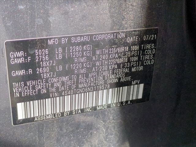 Used 2022 Subaru Outback Limited XT w/ Popular Package #2 image 14