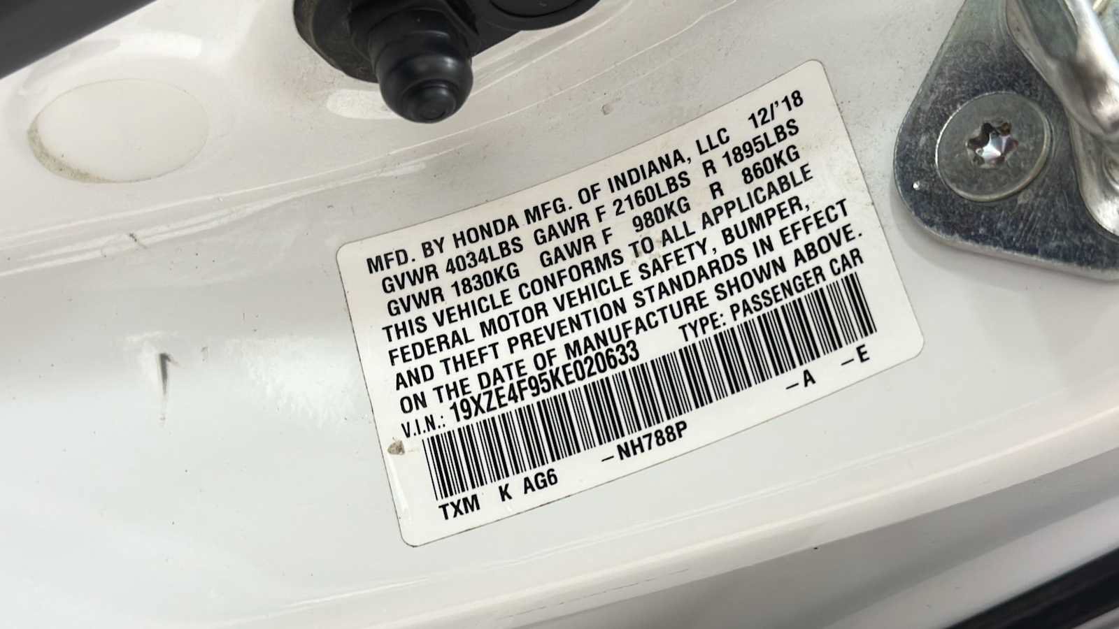 Used 2019 Honda Insight Touring image 11