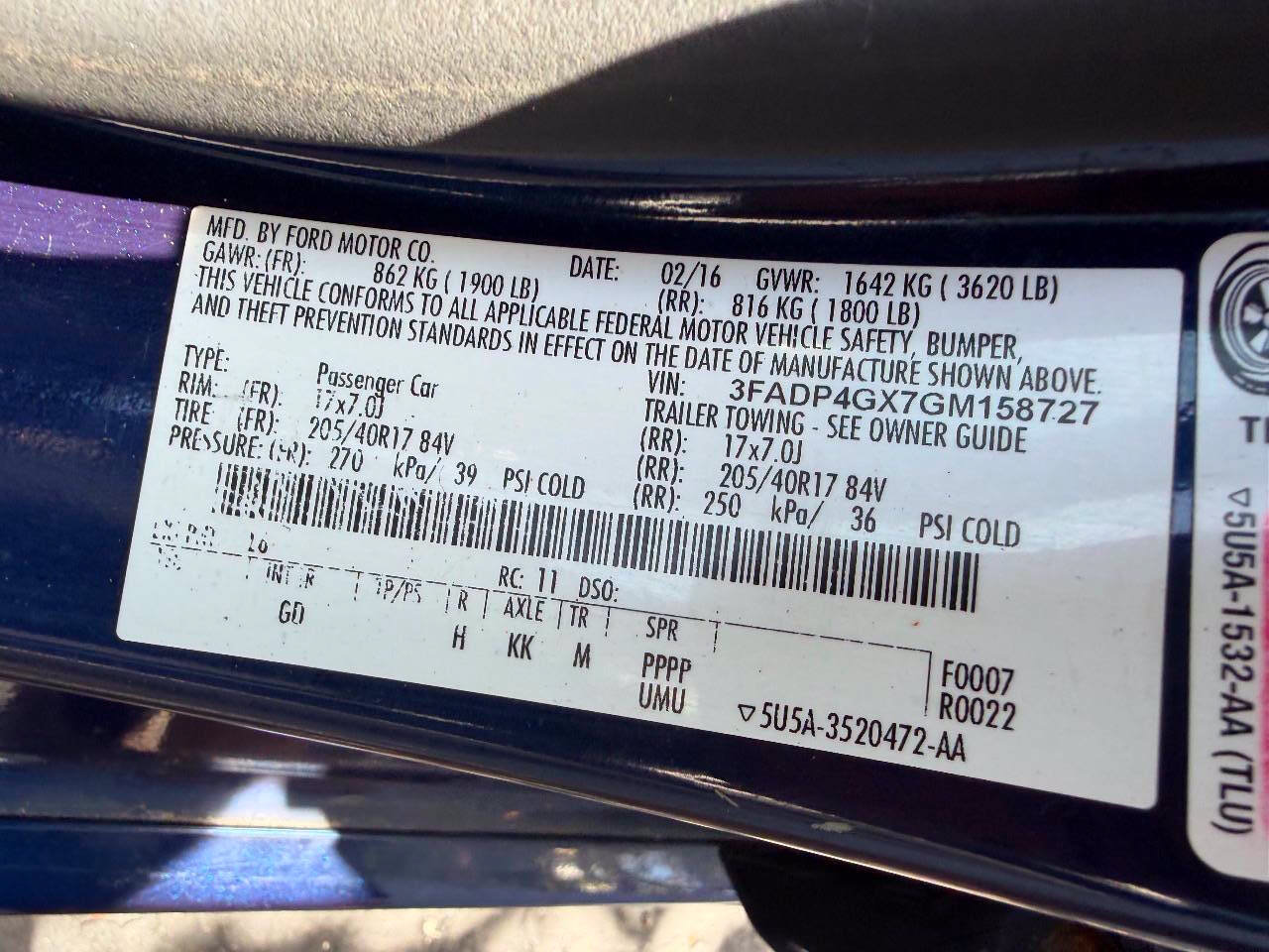 Used 2016 Ford Fiesta ST FWD image 18