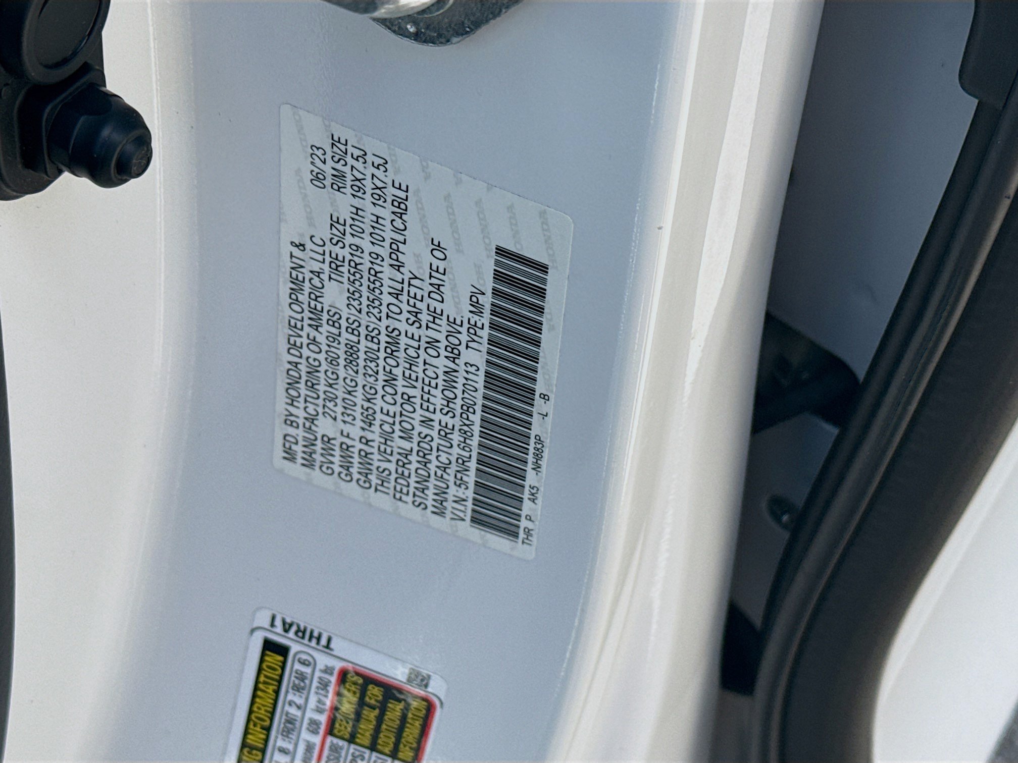 Certified 2023 Honda Odyssey Touring image 36