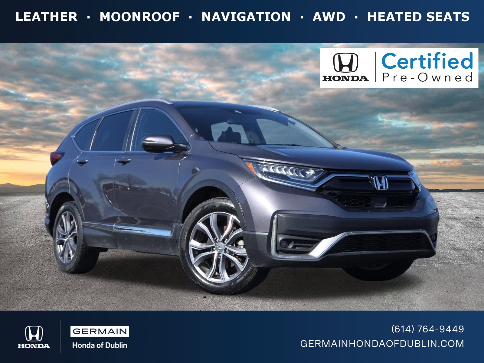 Certified 2021 Honda CR-V Touring