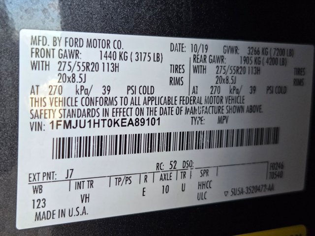 Used 2019 Ford Expedition XLT w/ Equipment Group 202A RWD image 24