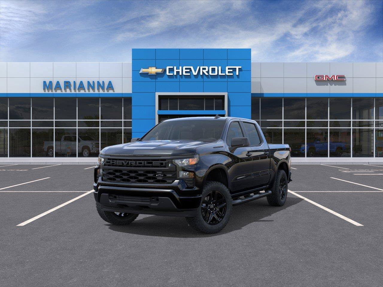 New 2026 Chevrolet Silverado 1500 Custom w/ Turbomax Blackout Package AWD/4WD image 8