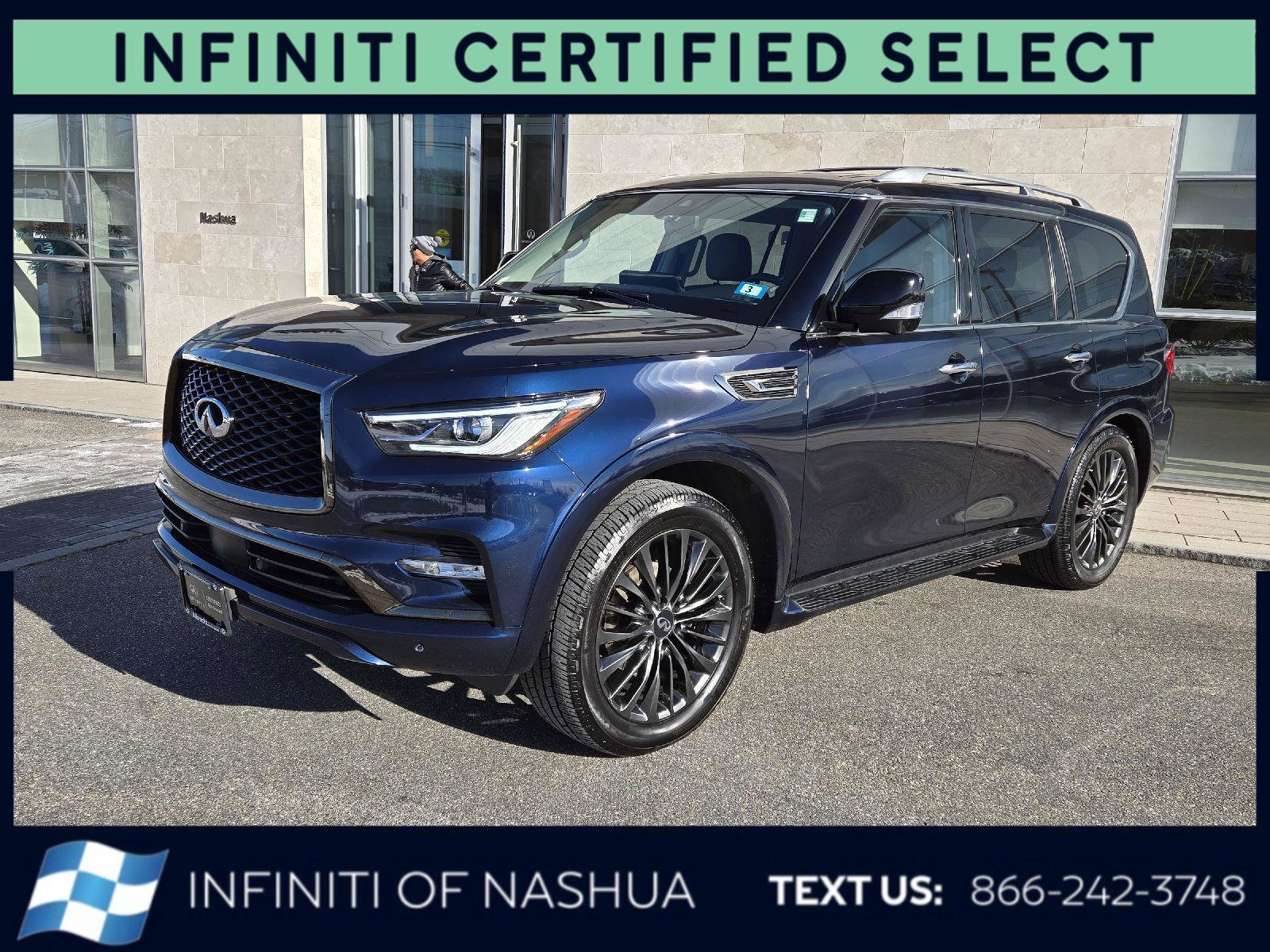 Certified 2022 INFINITI QX80 Premium Select w/ Cargo Package image 2