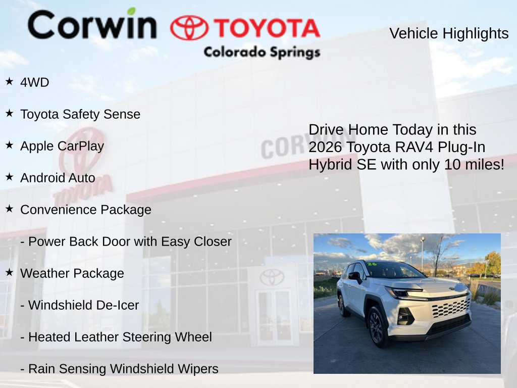 Used 2026 Toyota RAV4 SE w/ Convenience Package AWD/4WD image 7