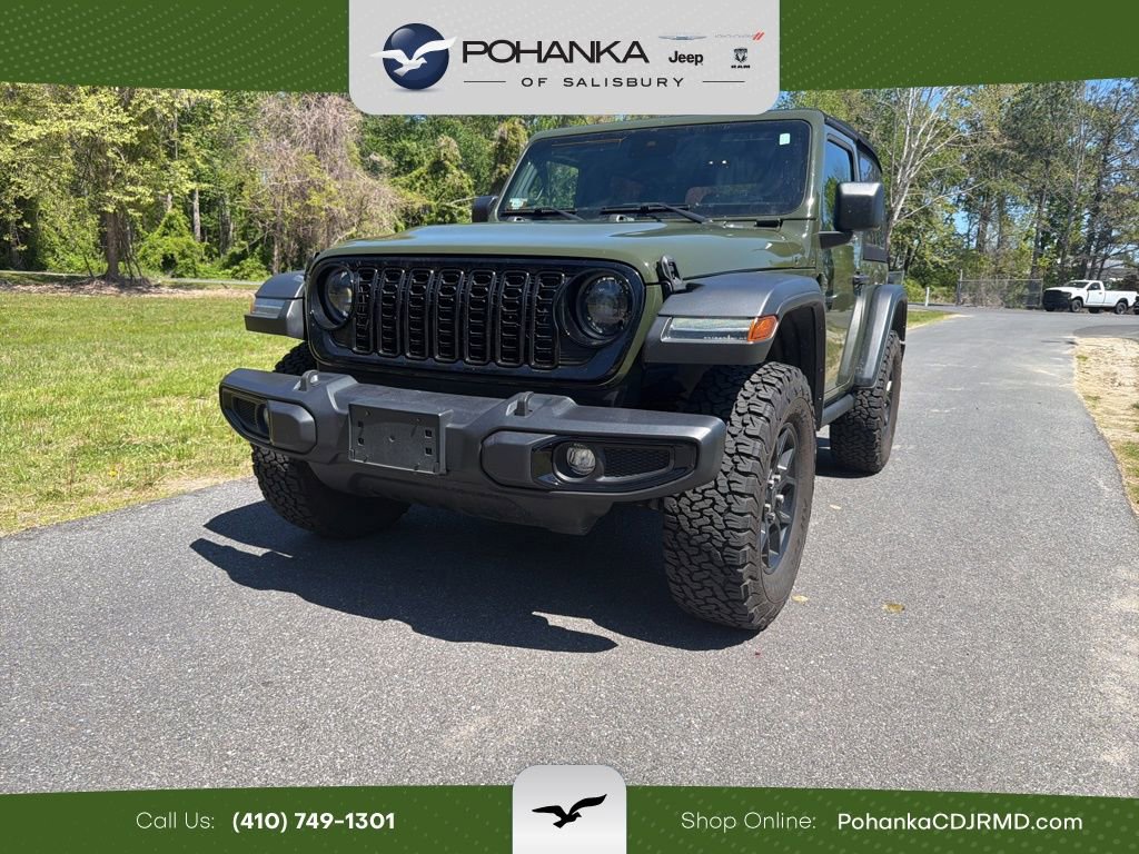 Used 2024 Jeep Wrangler Willys AWD/4WD image 1