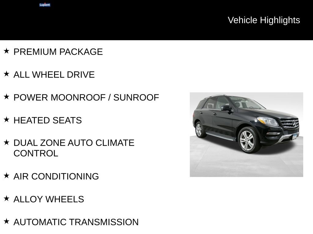 Used 2015 Mercedes-Benz ML 350 4MATIC image 5