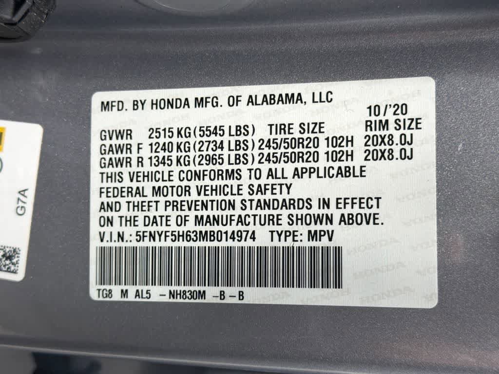 Used 2021 Honda Pilot Touring image 33
