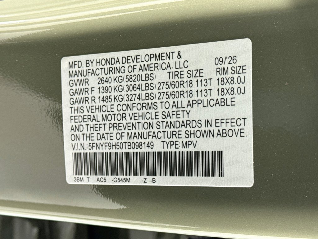 New 2026 Honda Passport TrailSport image 31