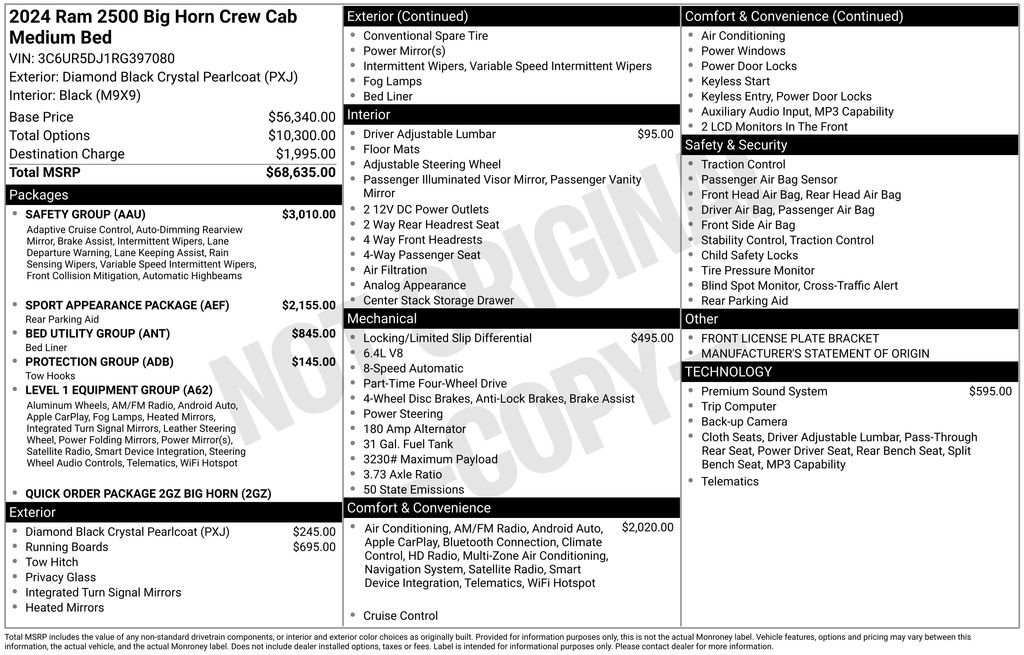 Used 2024 RAM 2500 Big Horn w/ Safety Group image 38