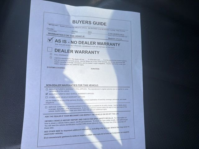 Used 2021 Chrysler Pacifica Touring-L image 2