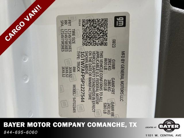 Used 2023 GMC Savana 2500 w/ Driver Convenience Package image 27