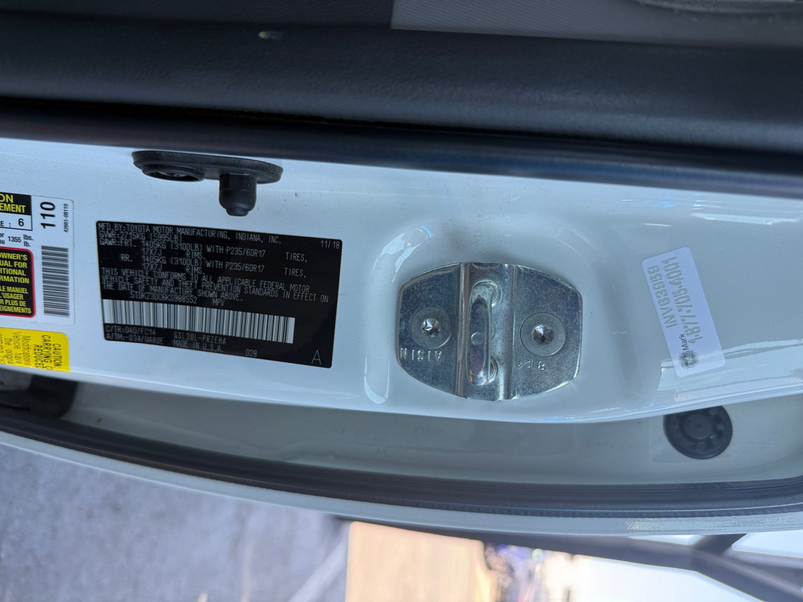 Used 2019 Toyota Sienna LE FWD image 19