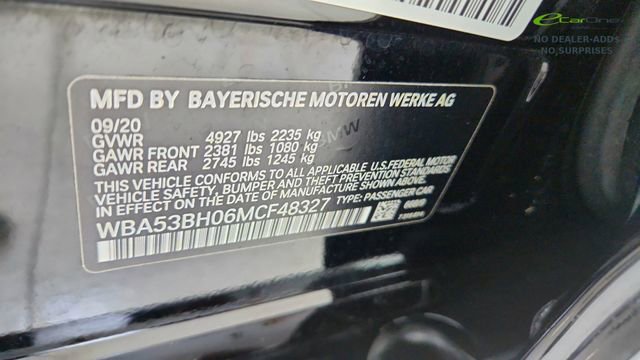 Used 2021 BMW 530i w/ Premium Package RWD image 63