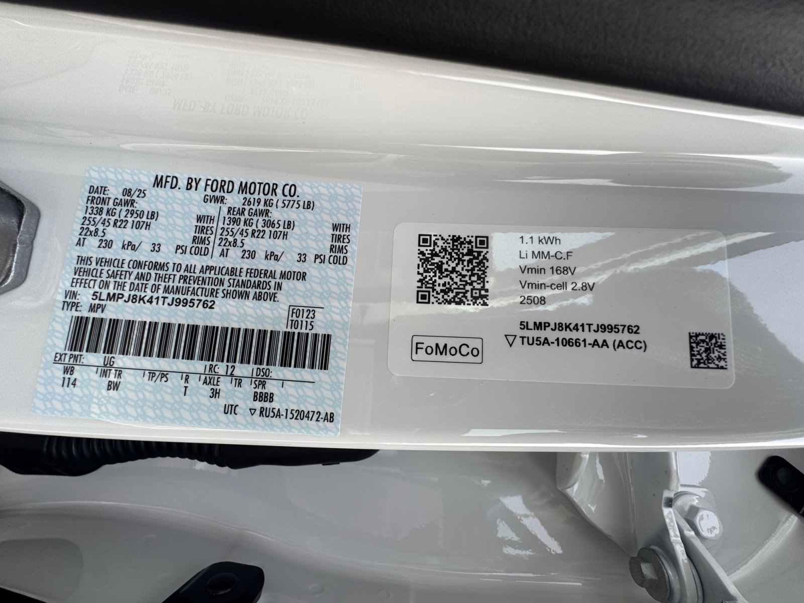 New 2026 Lincoln Nautilus Reserve w/ Jet Appearance Package image 34