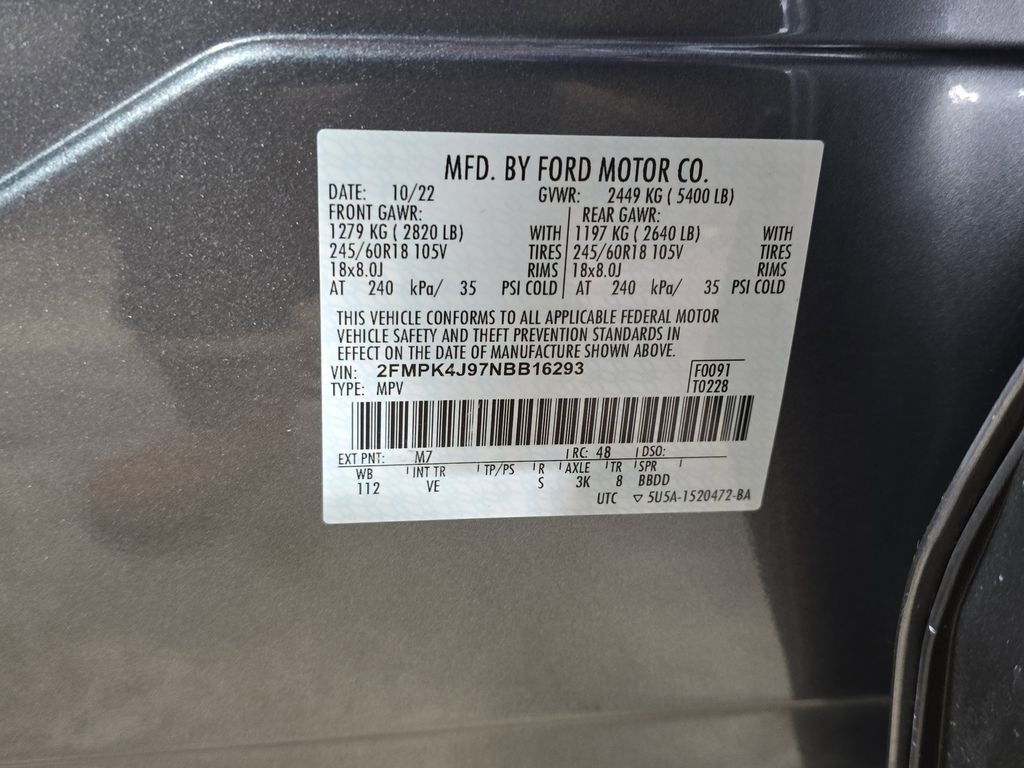 Used 2022 Ford Edge SEL w/ Convenience Package AWD/4WD image 37