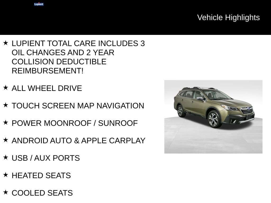 Used 2021 Subaru Outback Touring AWD/4WD image 7