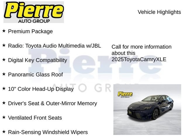 Used 2025 Toyota Camry XLE AWD/4WD image 7