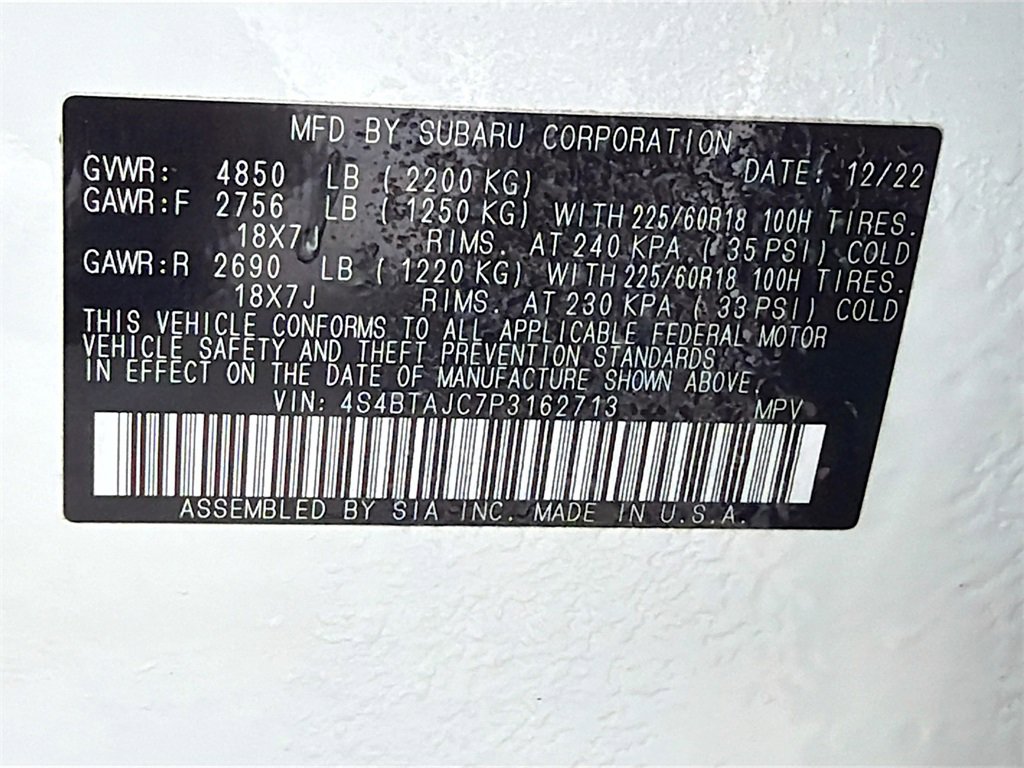 Used 2023 Subaru Outback Onyx Edition image 38