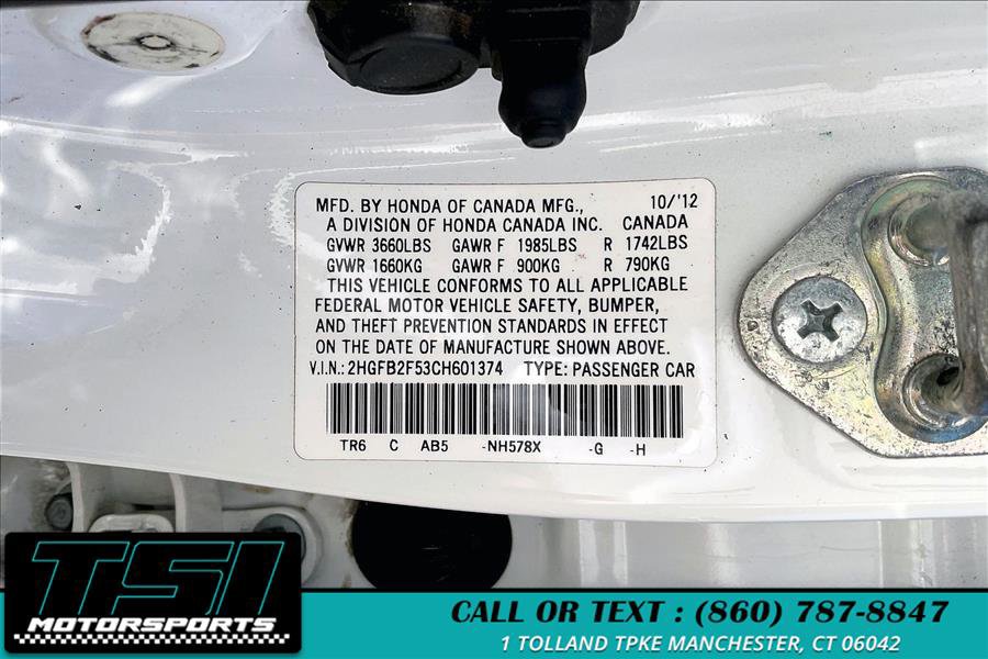 Used 2012 Honda Civic LX image 35