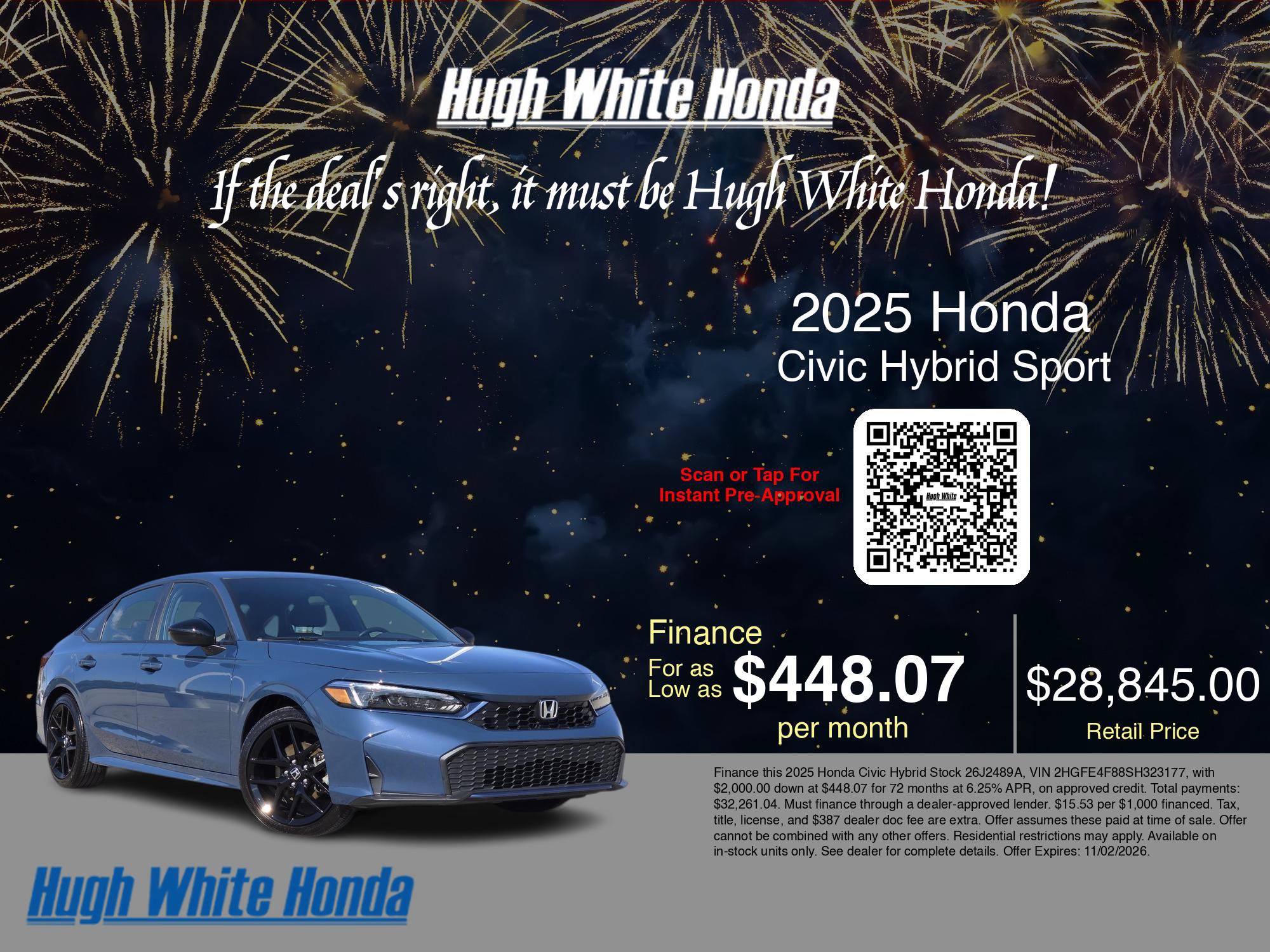 Used 2025 Honda Civic Sport image 5