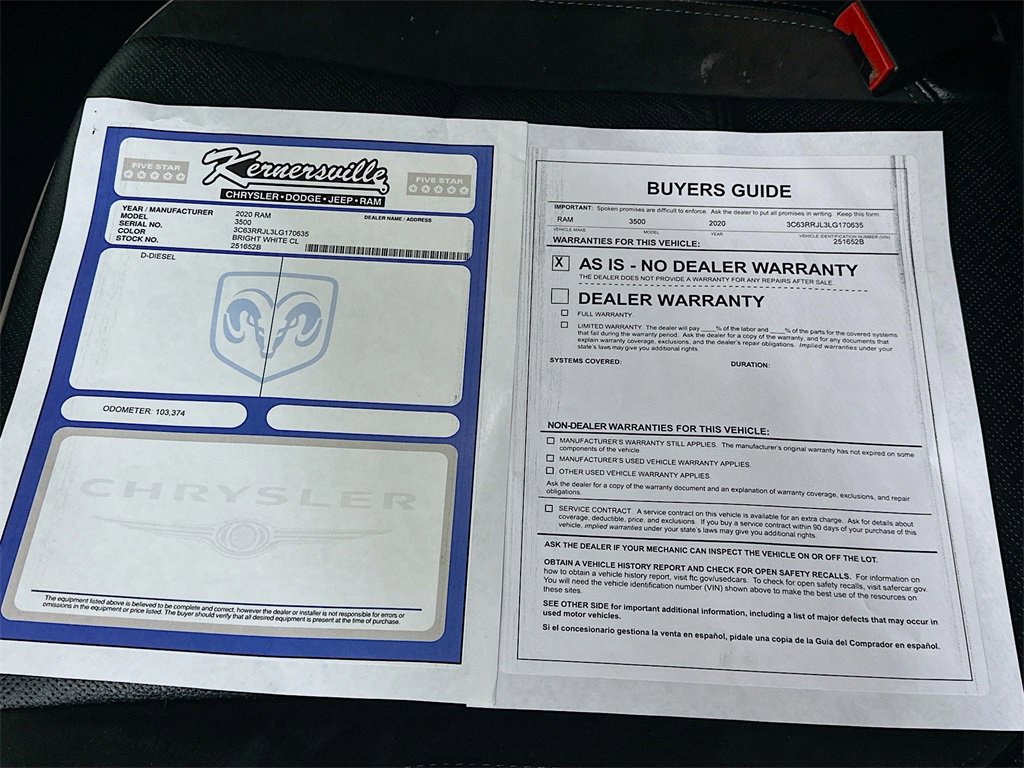 Used 2020 RAM 3500 Laramie w/ Night Edition image 38