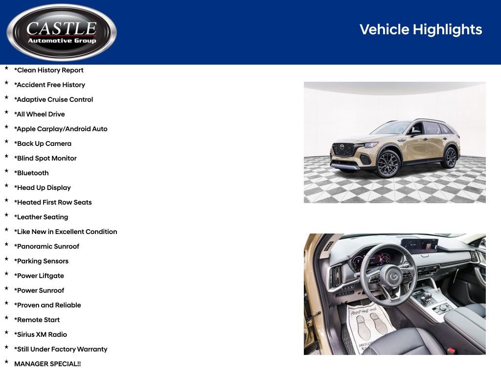 Used 2025 MAZDA CX-70 Plug-In Hybrid w/ Premium Pkg image 5