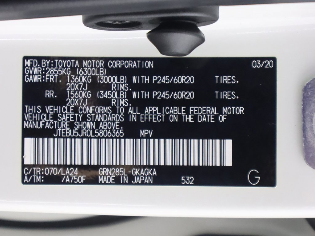 Used 2020 Toyota 4Runner Limited image 54