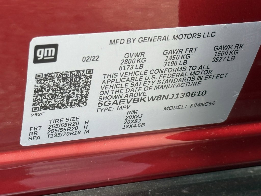 Used 2022 Buick Enclave Premium w/ Surround and Sites Package image 38