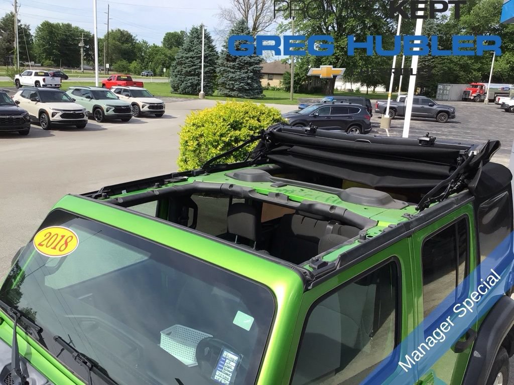 Used 2018 Jeep Wrangler Unlimited Sport S AWD/4WD image 2
