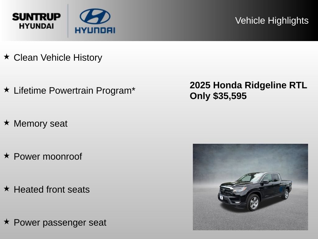 Used 2025 Honda Ridgeline RTL image 7