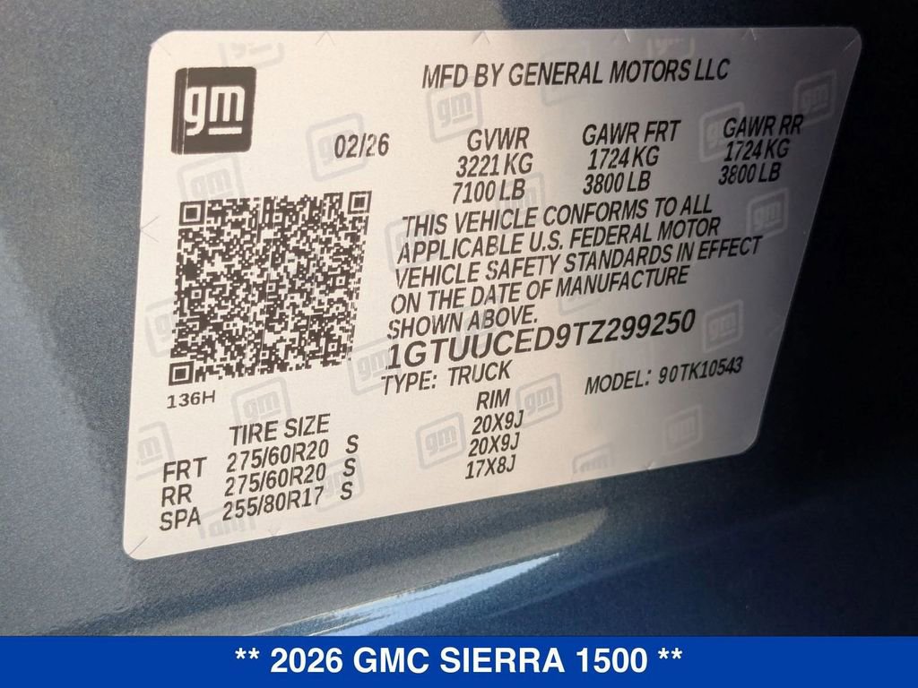 New 2026 GMC Sierra 1500 Elevation w/ Elevation Premium Package image 37