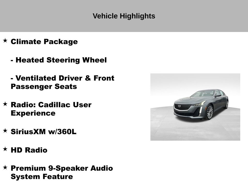 Used 2021 Cadillac CT5 Premium Luxury image 54