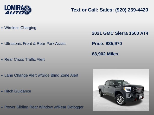 Used 2021 GMC Sierra 1500 AT4 w/ AT4 Value Package AWD/4WD image 39