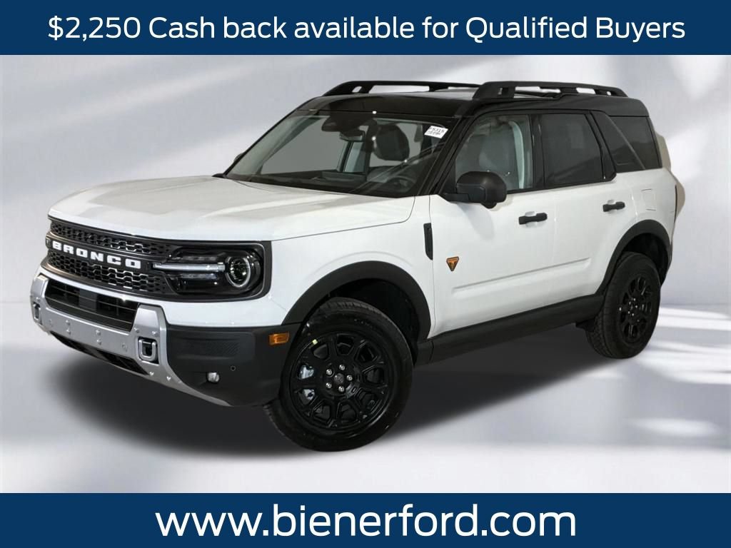 New 2026 Ford Bronco Sport Badlands w/ Badlands Tech Package AWD/4WD 360° Tour