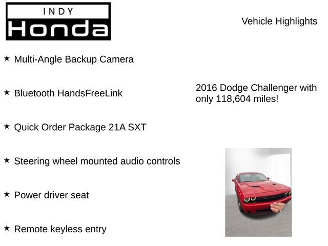 Used 2016 Dodge Challenger SXT image 7