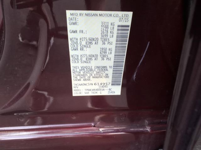 Used 2015 Nissan Armada Platinum image 43