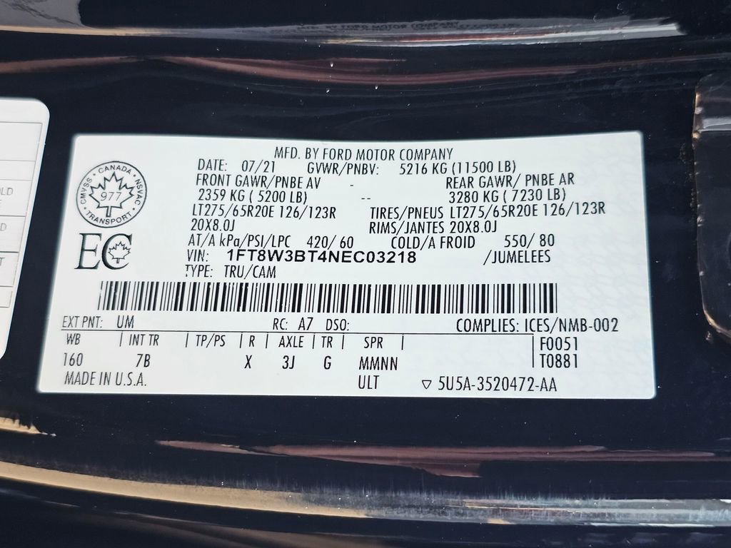 Used 2022 Ford F350 Platinum w/ FX4 Off-Road Package image 33