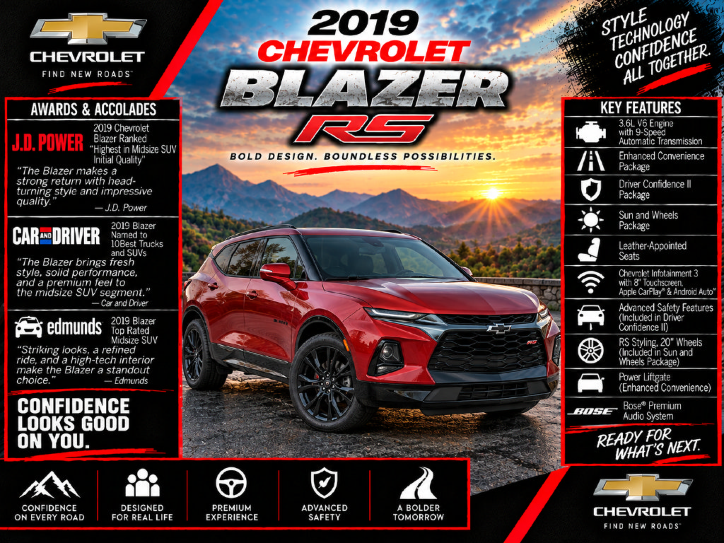 Used 2019 Chevrolet Blazer RS FWD image 2