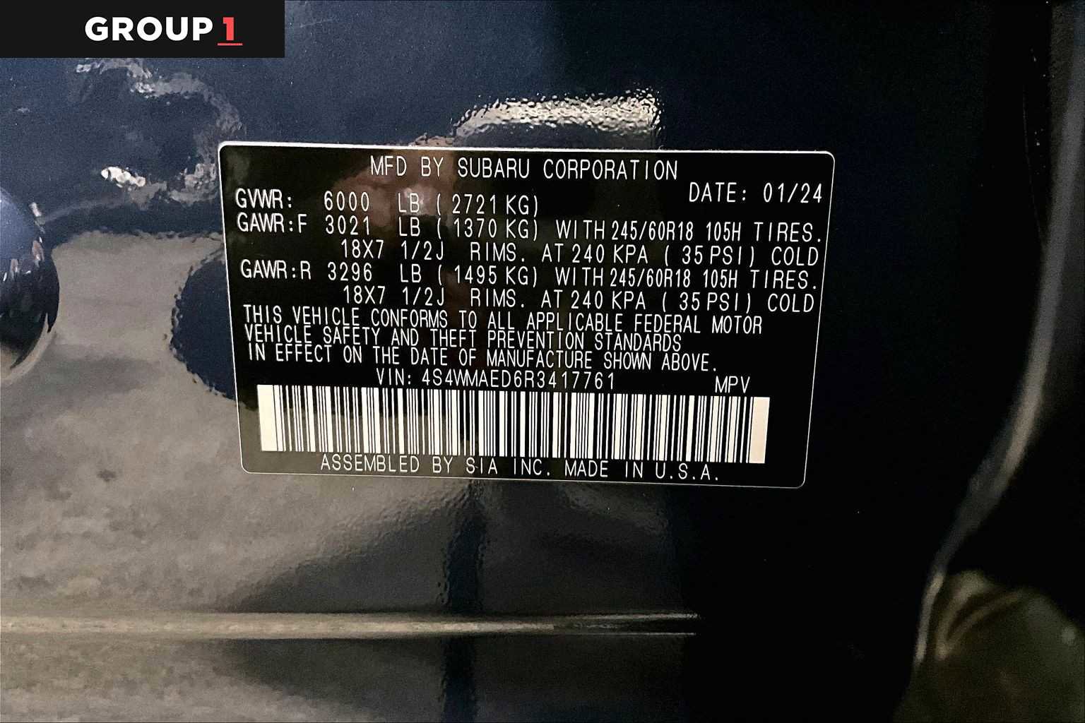 Certified 2024 Subaru Ascent Premium w/ Convenience Package image 36