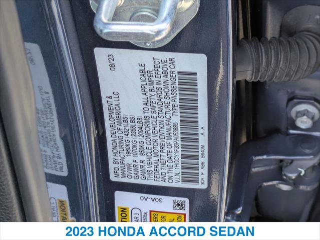 Certified 2023 Honda Accord EX image 26