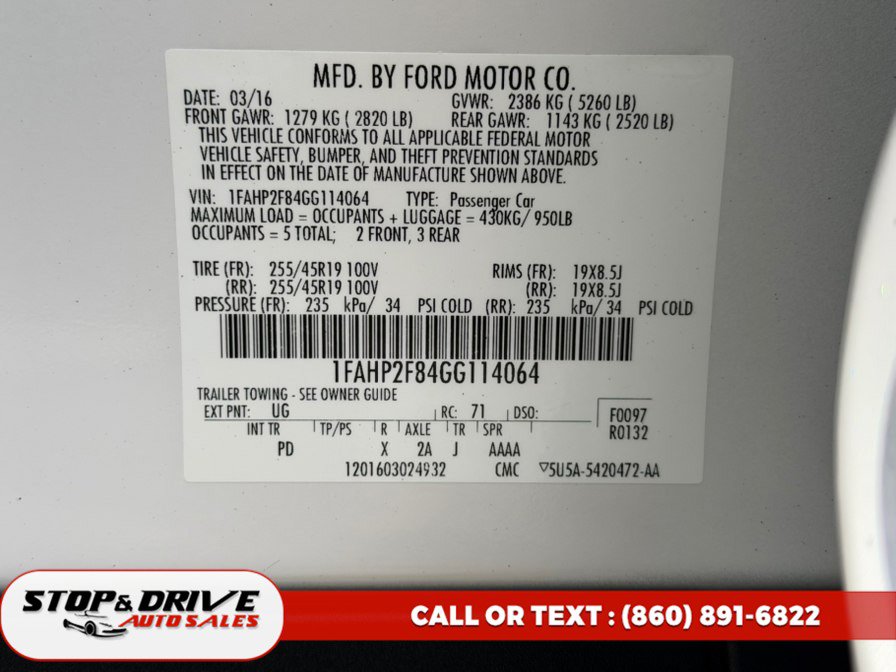 Used 2016 Ford Taurus Limited FWD image 18