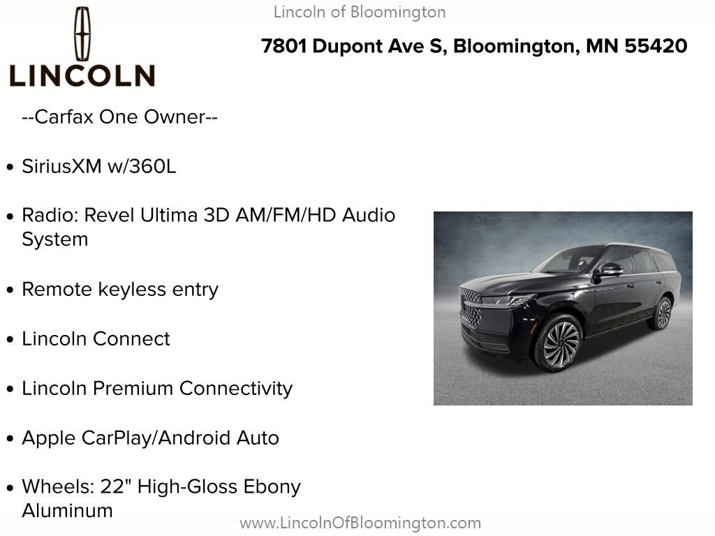 Used 2025 Lincoln Navigator Black Label AWD/4WD image 9