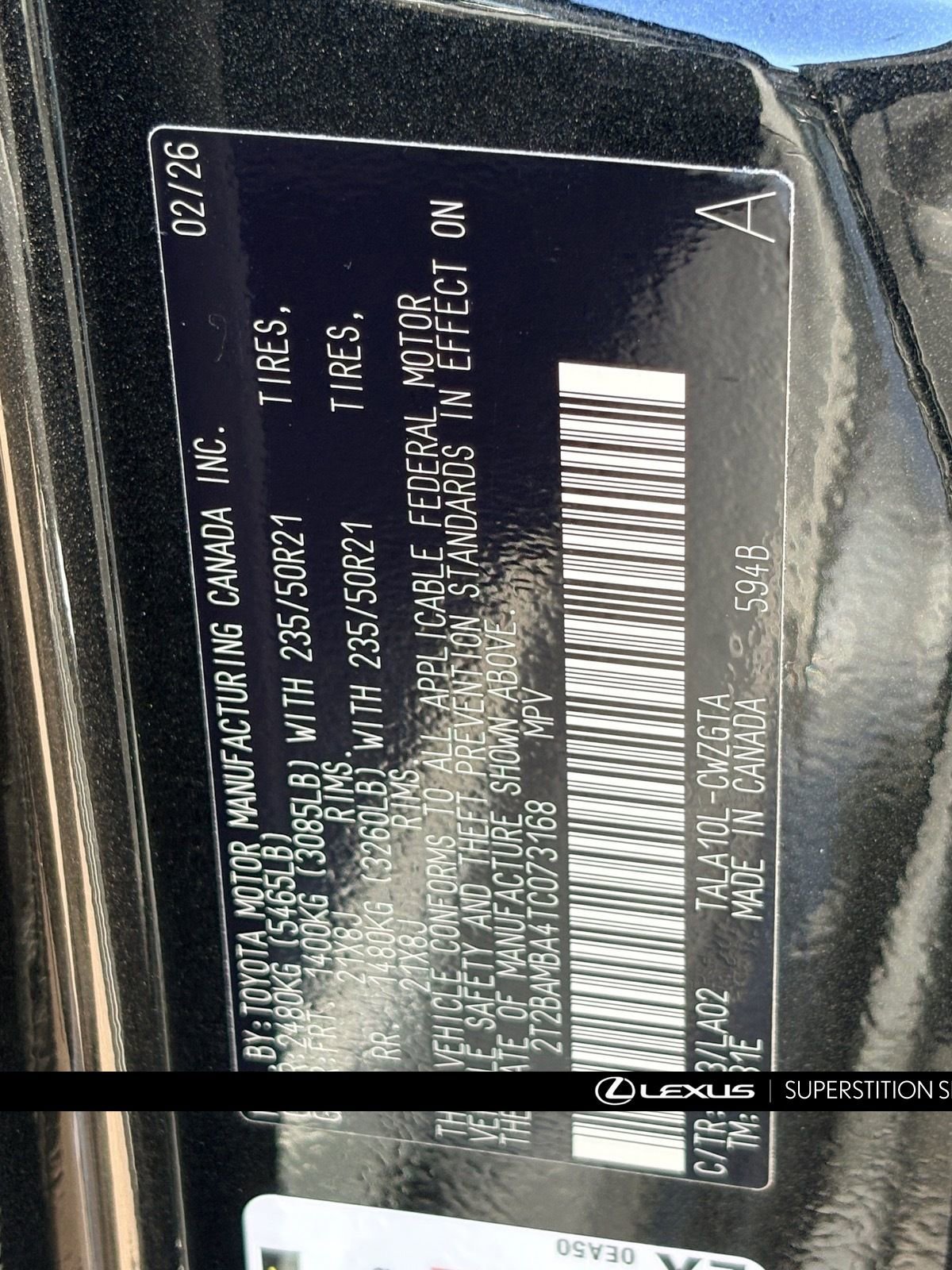 New 2026 Lexus RX 350 FWD image 24