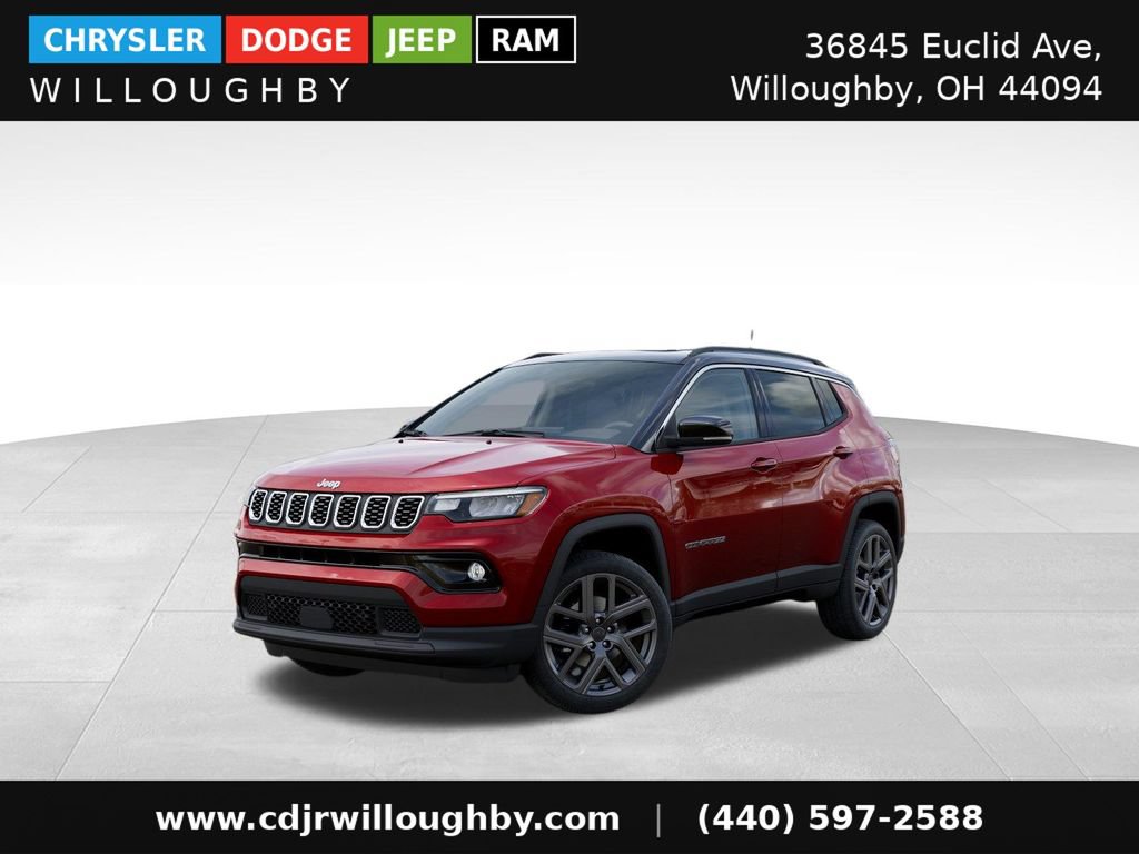 New 2026 Jeep Compass Limited w/ Sun, Sound & Navigation Group AWD/4WD 360° Tour