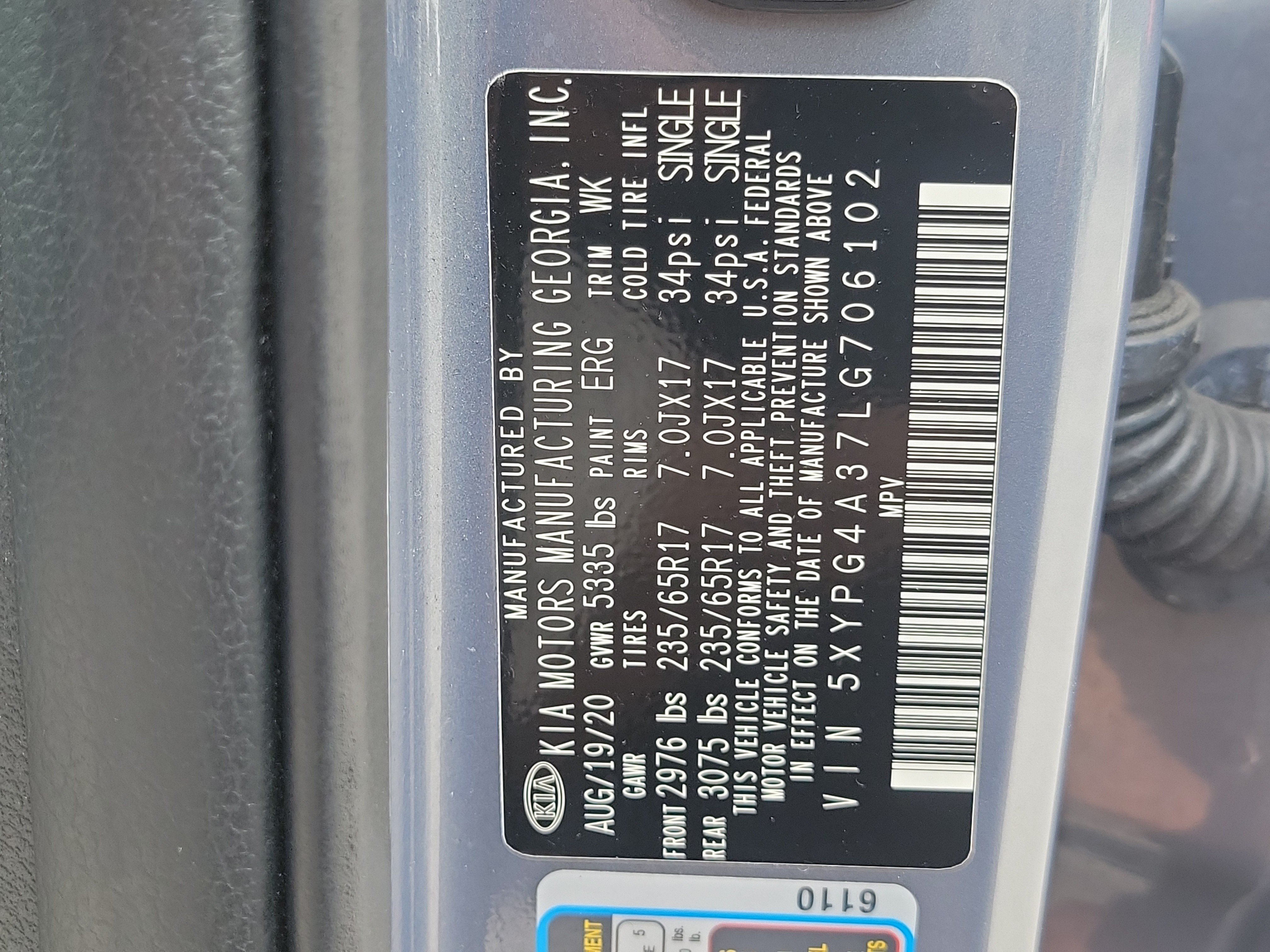 Used 2020 Kia Sorento LX w/ LX I4 Convenience Package FWD image 33