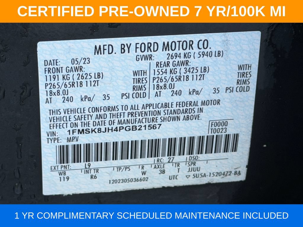 Used 2023 Ford Explorer Timberline w/ Timberline Technology Package AWD/4WD image 34