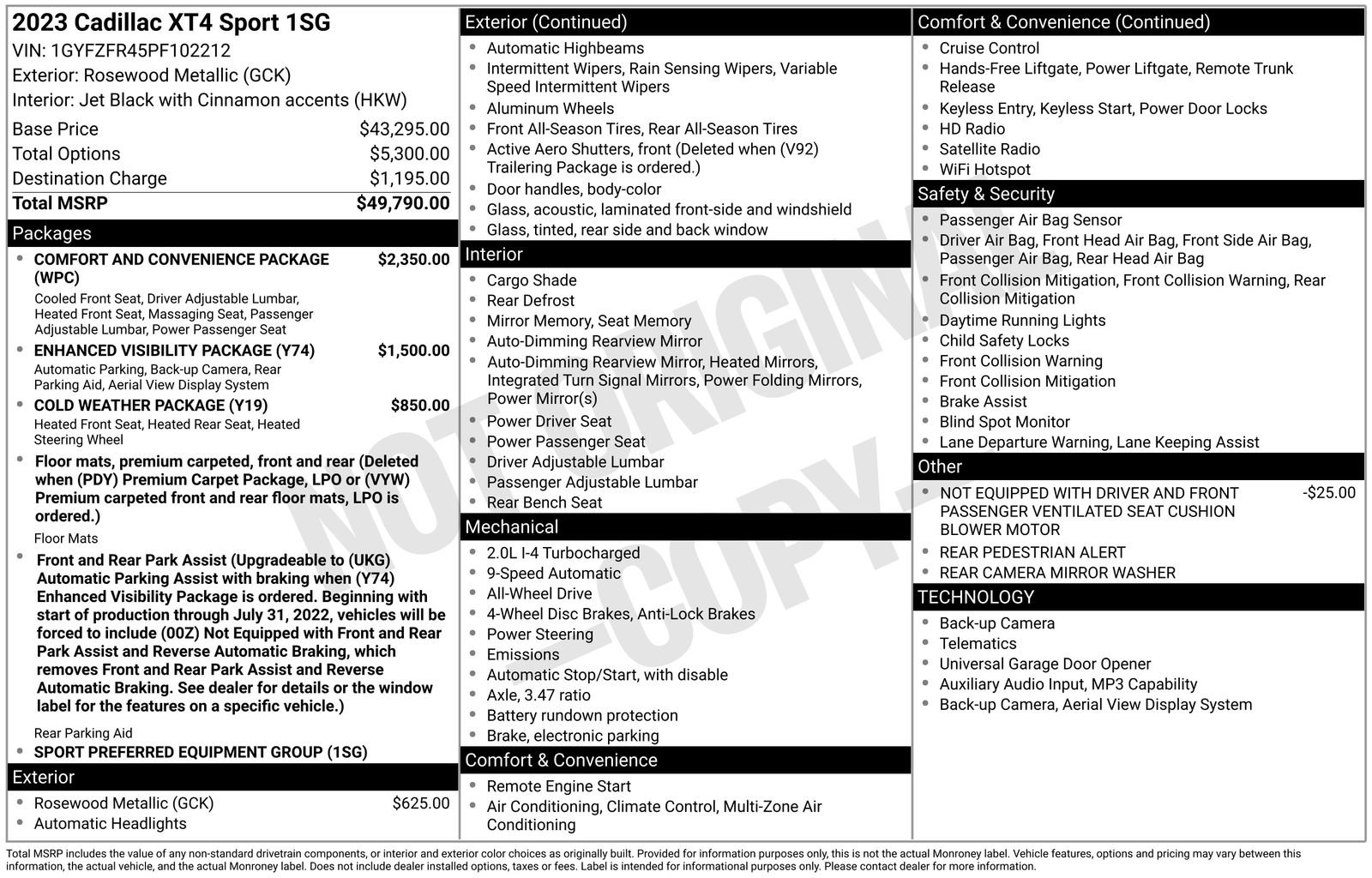 Certified 2023 Cadillac XT4 Sport image 7