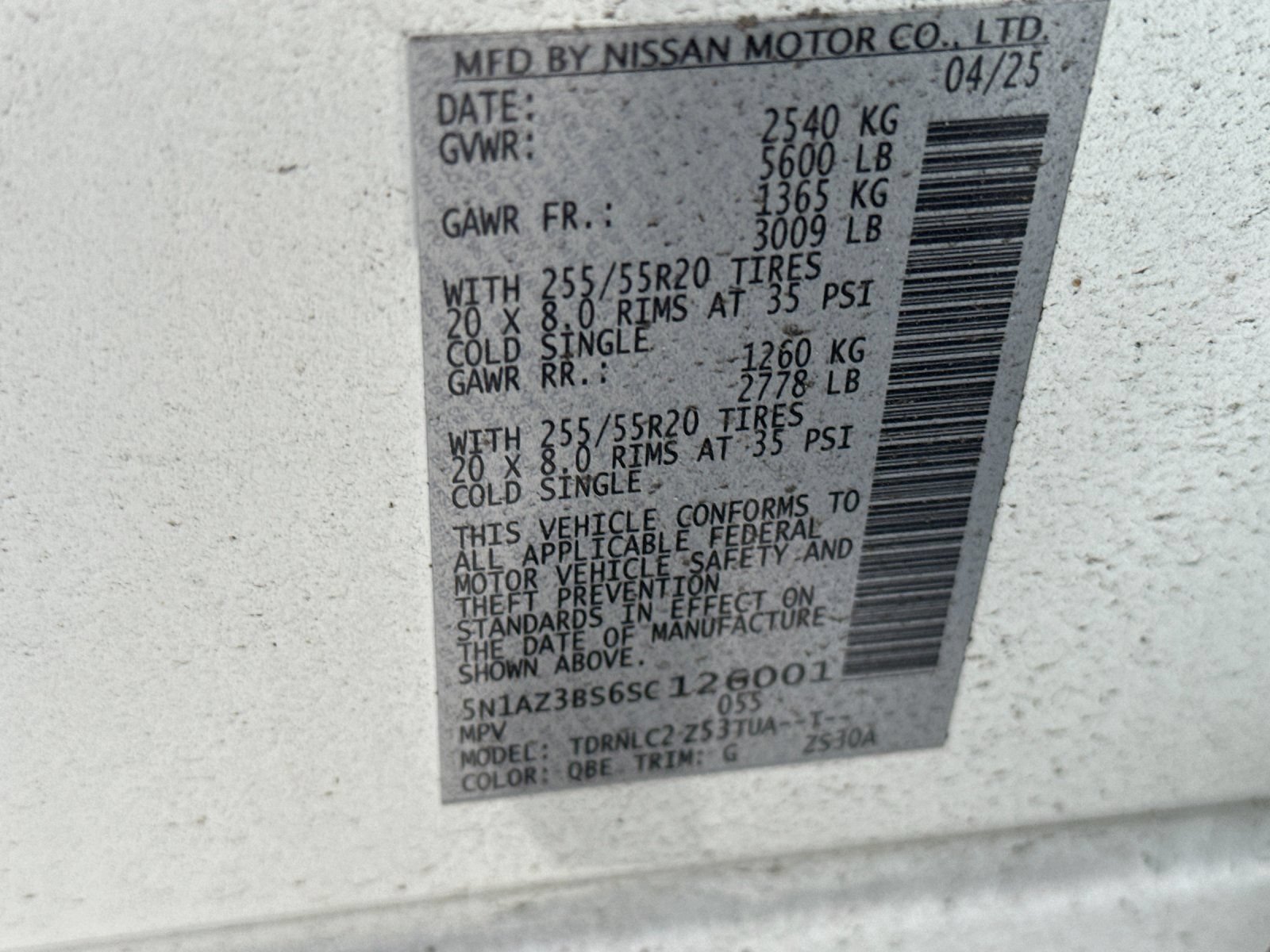 Used 2025 Nissan Murano SV AWD/4WD image 25